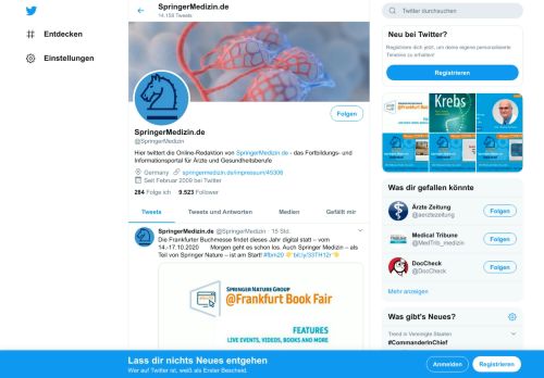 
                            9. SpringerMedizin.de (@SpringerMedizin) | Twitter