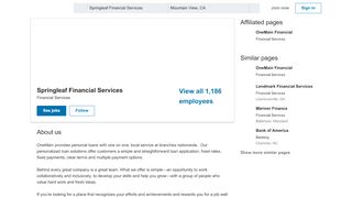 
                            5. Springleaf Financial Services | LinkedIn