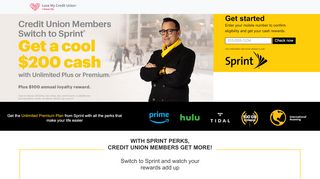 
                            4. Sprint Credit Union Member Cash Rewards - Love My Credit Union