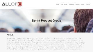 
                            7. Sprint Product Group - AllofE Solutions