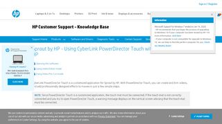 
                            7. Sprout by HP - Using CyberLink PowerDirector Touch with your Sprout ...