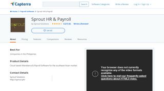 
                            12. Sprout HR & Payroll Reviews and Pricing - 2019 - Capterra