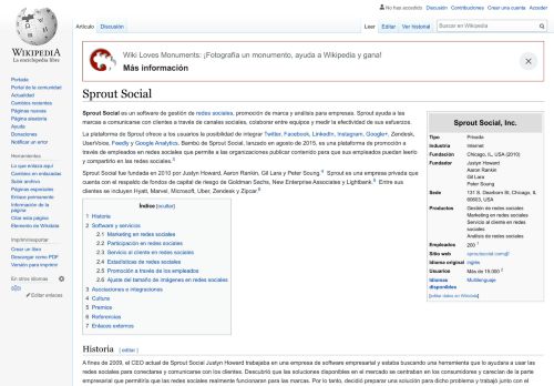 
                            4. Sprout Social - Wikipedia, la enciclopedia libre