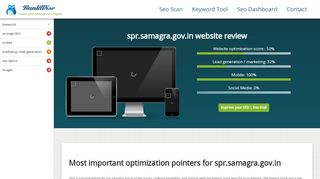 
                            13. spr.samagra.gov.in SEO scan - RankWise SEO