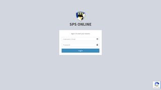 
                            6. SPS - ONLINE | Log in