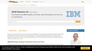 
                            13. SPSS Statistics 24 | Lizenzen, Services, Preise | Software-Express