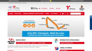 
                            5. SPTrans. Tudo sobre o transporte público de São Paulo.