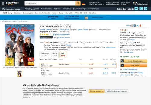
                            10. Spuk unterm Riesenrad [2 DVDs]: Amazon.de: Stefan Lisewski, Katja ...