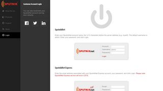 
                            4. SputnikNet Account Login