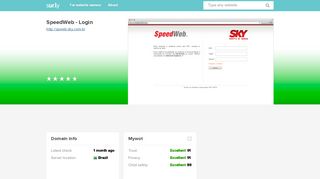 
                            9. spweb.sky.com.br - SpeedWeb - Login - Sp Web Sky - Sur.ly