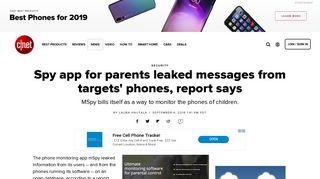 
                            11. Spy app for parents leaked messages from targets' phones, report ...