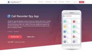 
                            8. Spy Call Recorder - iKeyMonitor