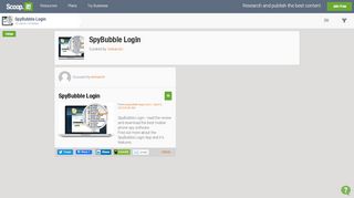 
                            8. SpyBubble Login | Scoop.it