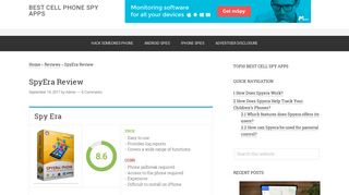 
                            8. SpyEra Review 2018 – Undetectable Spy App Features Exposed