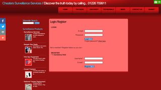 
                            3. spyguy.co.uk login / registration page - How to catch a cheating partner