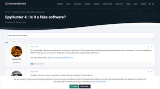 
                            11. SpyHunter 4 : Is it a fake software? | MalwareTips Community