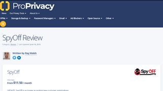 
                            8. SpyOff Review - Bestvpn.com