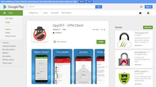 
                            2. SpyOFF - VPN Client - Apps on Google Play