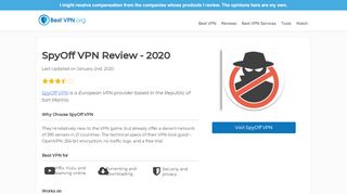 
                            6. SpyOff VPN Review | BestVPN.org