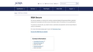 
                            11. SQA Secure Website