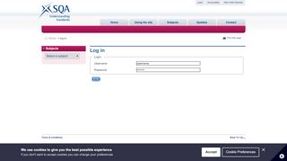 
                            10. SQA - Understanding Standards: log-in