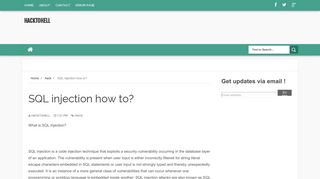 
                            11. SQL injection how to? | HackToHell