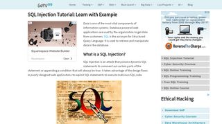 
                            13. SQL Injection Tutorial: Learn with Example - Guru99