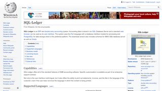 
                            3. SQL-Ledger - Wikipedia
