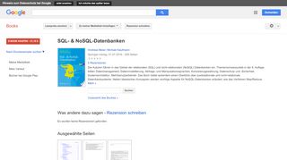 
                            9. SQL- & NoSQL-Datenbanken - Google Books-Ergebnisseite
