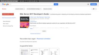 
                            10. SQL Server 2017 Developer’s Guide: A professional guide to ... - Google Books-Ergebnisseite