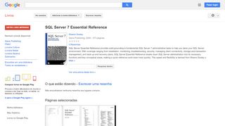 
                            5. SQL Server 7 Essential Reference