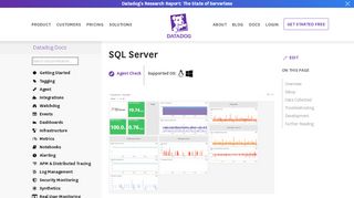 
                            11. SQL Server - Datadog Docs