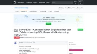 
                            3. SQL Server Error “[ConnectionError: Login failed for user '****'.] ”while ...