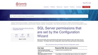 
                            5. SQL Server permissions that are set by the Configuration Wizard