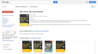 
                            12. SQL Server Security Distilled