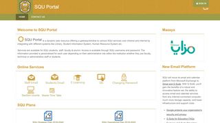 
                            6. SQU Portal: Home