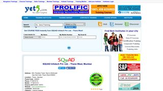 
                            9. SQUAD Infotech Pvt. Ltd. - Thane West at Thane in Mumbai | Yet5.com