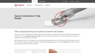 
                            9. Square Contactless + Chip Reader | Vodafone Australia