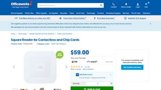 
                            12. Square Reader for Contactless and Chip Cards | Officeworks