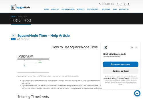 
                            8. SquareNode Time – Help Article | SquareNode