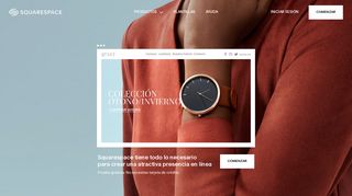 
                            2. Squarespace: Crear página web – Diseño de páginas web