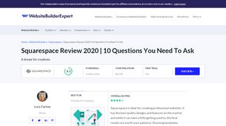 
                            11. Squarespace Review - Website Builder Expert