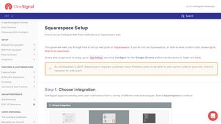 
                            11. Squarespace Setup - OneSignal Documentation