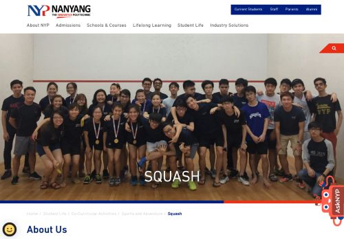 
                            6. Squash - Nanyang Polytechnic