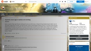 
                            2. Squeenix store sign-in button not working : ffxiv - Reddit