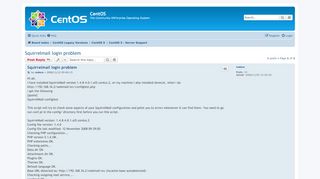 
                            9. Squirrelmail login problem - CentOS