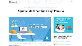 
                            9. SquirrelMail: Panduan bagi Pemula | Blog Dewaweb
