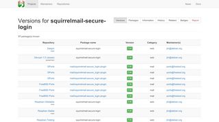 
                            10. squirrelmail-secure-login package versions - Repology