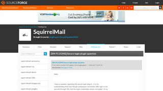
                            7. SquirrelMail / [SM-PLUGINS] Secure login plugin question