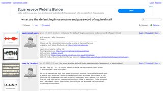 
                            12. squirrelmail-users - what are the default login username and ...
